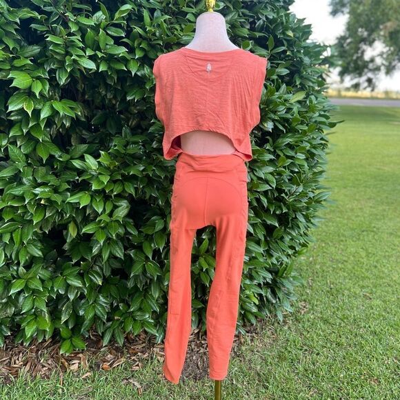 Free People Movement Off to the Races Sleeveless Jumpsuit, Copper, Medium. NWOT! - Picture 12 of 16